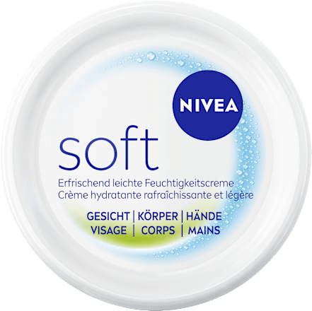 Feuchtigkeitscreme soft im Tiegel, Reisegröße, 50 ml