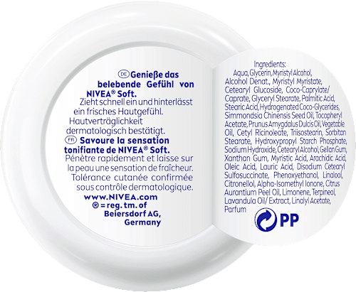 Feuchtigkeitscreme soft im Tiegel, Reisegröße, 50 ml