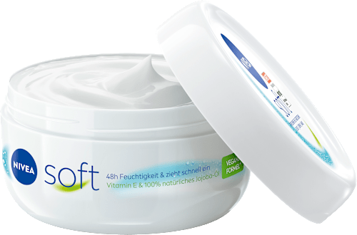 Zachte hydraterende crème in een potje, 200 ml