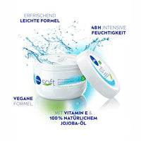 Zachte hydraterende crème in een potje, 375 ml