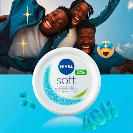Zachte hydraterende crème in een potje, 100 ml