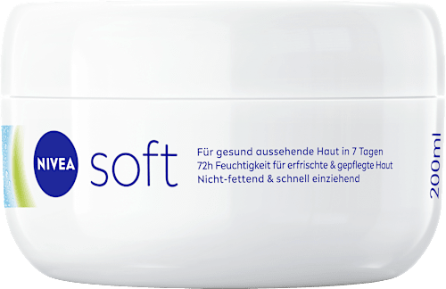 Feuchtigkeitscreme soft im Tiegel, 200 ml