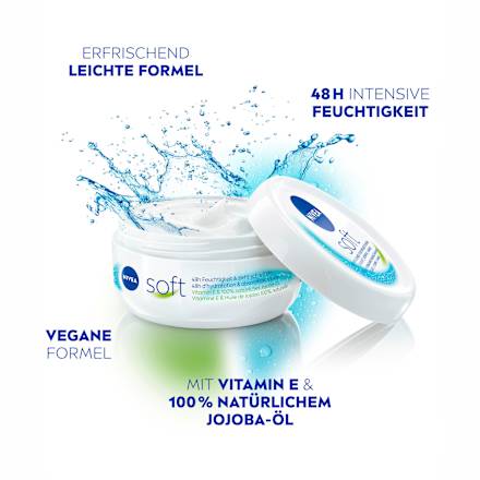 Hydraterende crème zacht in een potje, 50 ml