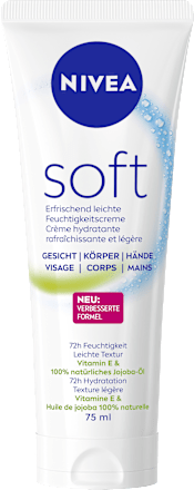 Feuchtigkeitscreme soft in der Tube, 75 ml