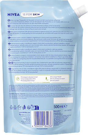 Flüssigseife Creme soft Nachfüllpack, 500 ml