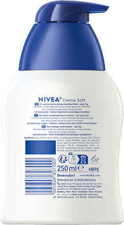 Vloeibare zeepcrème zacht, 250 ml