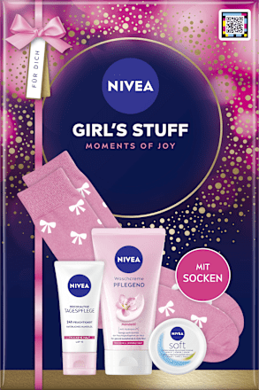 Geschenkset Girls Stuff+ Socken 4tlg, 1 St NIVEA
