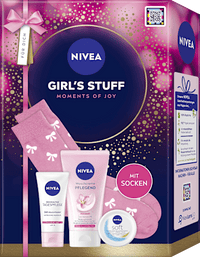 Geschenkset Girls Stuff+ Socken 4tlg, 1 St NIVEA