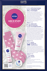 Geschenkset Girls Stuff+ Socken 4tlg, 1 St NIVEA