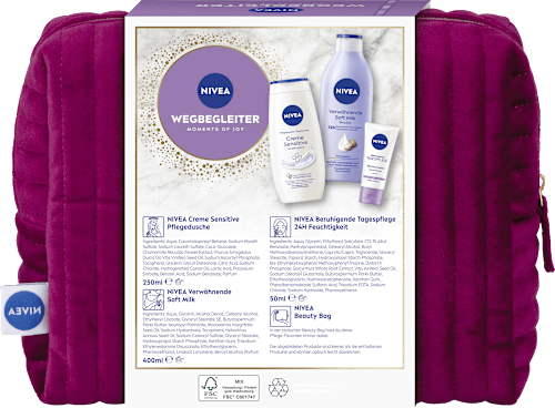 Cadeauset companion + cosmetische tas 4-delig, 1 stuk