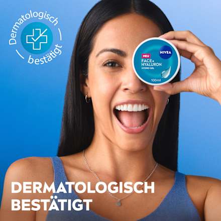NIVEA Gesichtscreme Face+ Hyaluron Hydro Gel, 100 ml