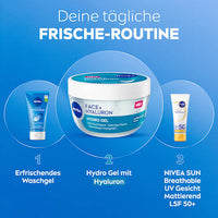 NIVEA Gesichtscreme Face+ Hyaluron Hydro Gel, 100 ml