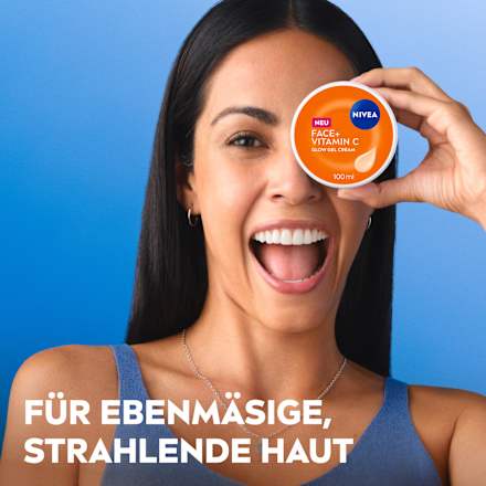 NIVEA Gesichtscreme Face+ Vitamin C Glow Gel, 100 ml