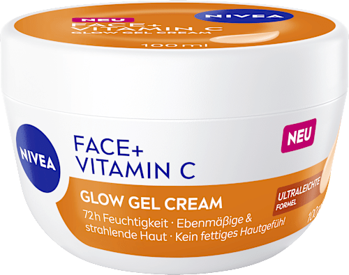 NIVEA Gesichtscreme Face+ Vitamin C Glow Gel, 100 ml