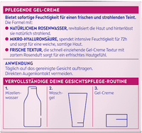 Gesichtscreme Gel-Creme Rose pflegend, 50 ml