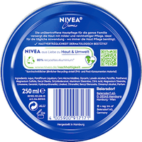 Gezichtscrème in blik, 250 ml