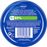 Gezichtscrème in blik, 75 ml