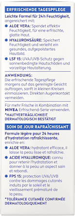 Gesichtscreme LSF15 erfrischend, 50 ml