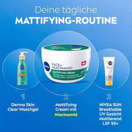 NIVEA Gesichtscreme Niacinamid Mattifying, 100 ml