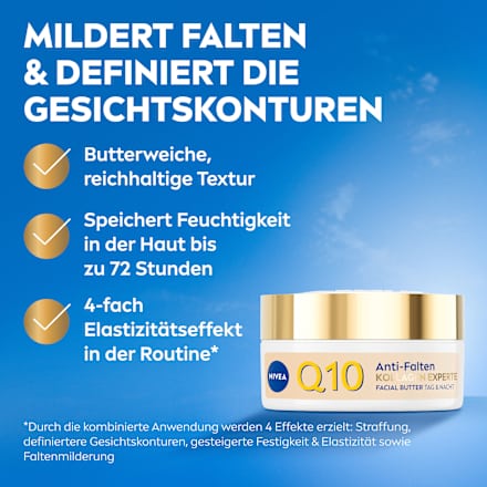 Gesichtscreme Q10 Anti-Falten Kollagen Experte, 50 ml