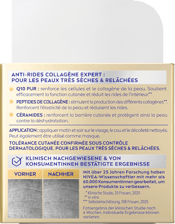 Gesichtscreme Q10 Anti-Falten Kollagen Experte, 50 ml