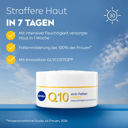 Gesichtscreme Q10 Anti-Falten LSF30, 50 ml
