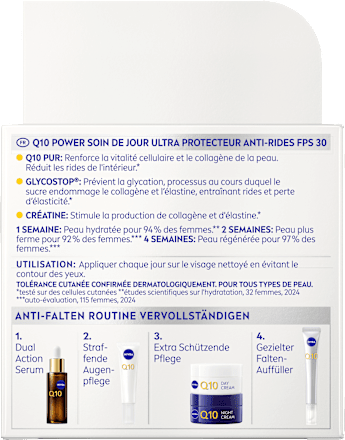 Gesichtscreme Q10 Anti-Falten LSF30, 50 ml