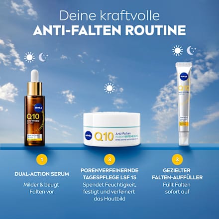 Gesichtscreme Q10 Anti-Falten porenverfeinernd, 50 ml