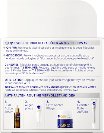 Gesichtscreme Q10 Anti-Falten porenverfeinernd, 50 ml
