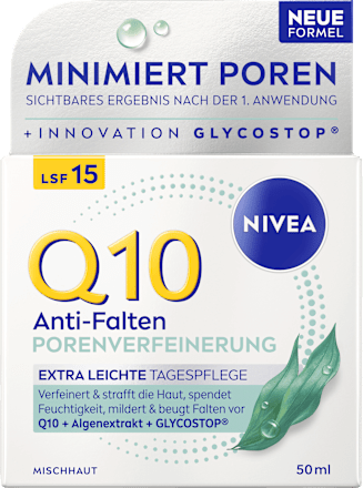 Gesichtscreme Q10 Anti-Falten porenverfeinernd, 50 ml