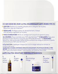 Gesichtscreme Q10 Anti-Falten Reichhaltig LSF15, 50 ml