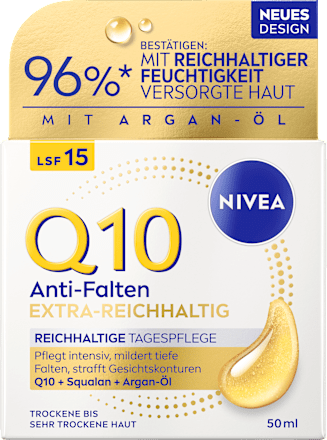 Gesichtscreme Q10 Anti-Falten Reichhaltig LSF15, 50 ml