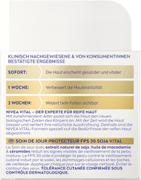 Gesichtscreme Vital Soja Anti-Age schützend LSF 30, 50 ml