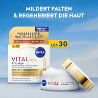 Gesichtscreme Vital Soja Anti-Age schützend LSF 30, 50 ml