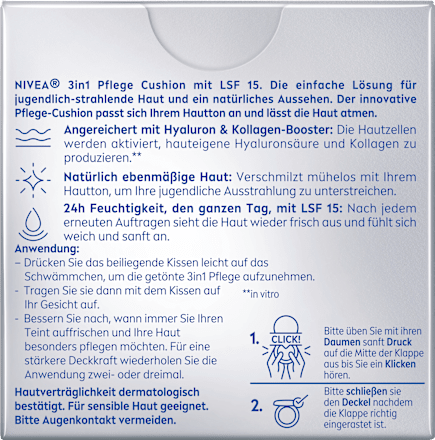 Gesichtsfluid getönt 3in1 Hyaluron Cellular Filler (Mittel) LSF 15, 15 g