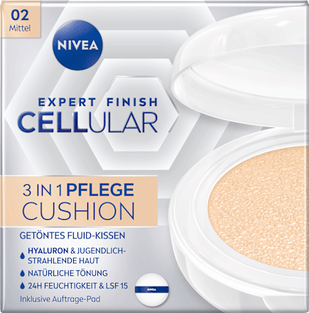 Gesichtsfluid getönt 3in1 Hyaluron Cellular Filler (Mittel) LSF 15, 15 g