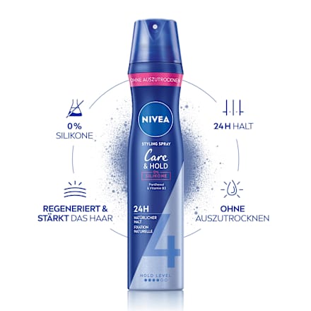 Haarlak Verzorging &amp; Hold, 250 ml