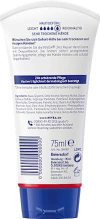Handcrème 3-in-1 Repair, 75 ml