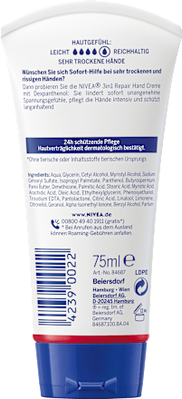 Handcreme 3in1 Repair, 75 ml