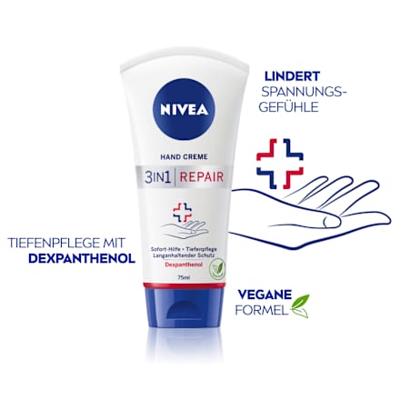 Handcreme 3in1 Repair, 75 ml