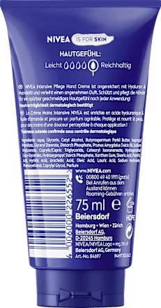 Handcreme intensive Pflege, trockene Haut, 75 ml