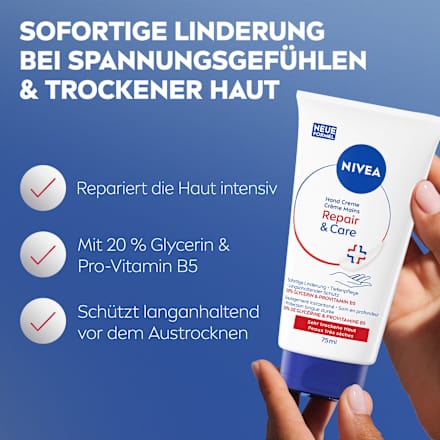 Handcreme Repair & Care, 75 ml