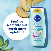 Kinder Duschgel, Shampoo & Conditioner 3in1 Apfelduft, 250 ml
