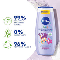 Kinder Duschgel, Shampoo & Conditioner 3in1 Beerenduft, 250 ml