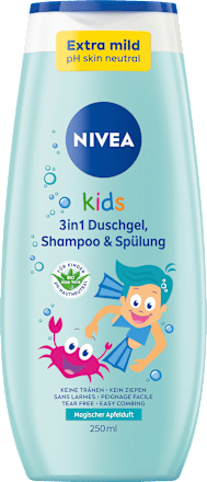 Kinderdouchegel &amp; Shampoo &amp; Conditioner 3-in-1 Appelgeur, 250 ml