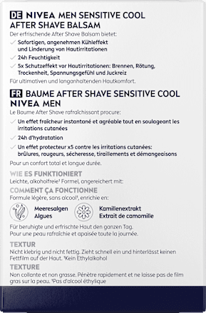 After Shave Balsam Sensitive Cool, 100 ml
