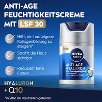 Anti Age Feuchtigkeitscreme Hyaluron LSF 30, 50 ml