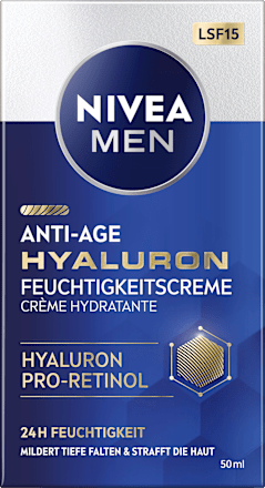 Anti Aging Gesichtscreme Hyaluron, 50 ml