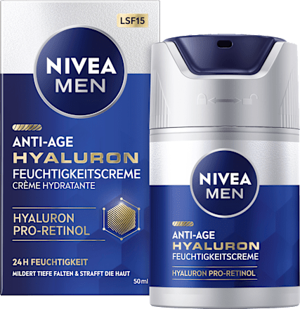 Anti Aging Gesichtscreme Hyaluron, 50 ml
