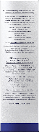 Anti Aging Gesichtsgel Hyaluron, 50 ml